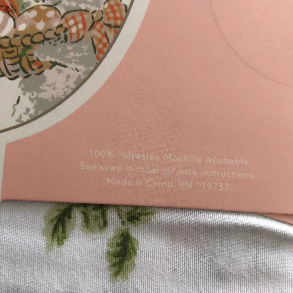 Envogue Botanical Bunny Rabbit QUEEN Sheet Set